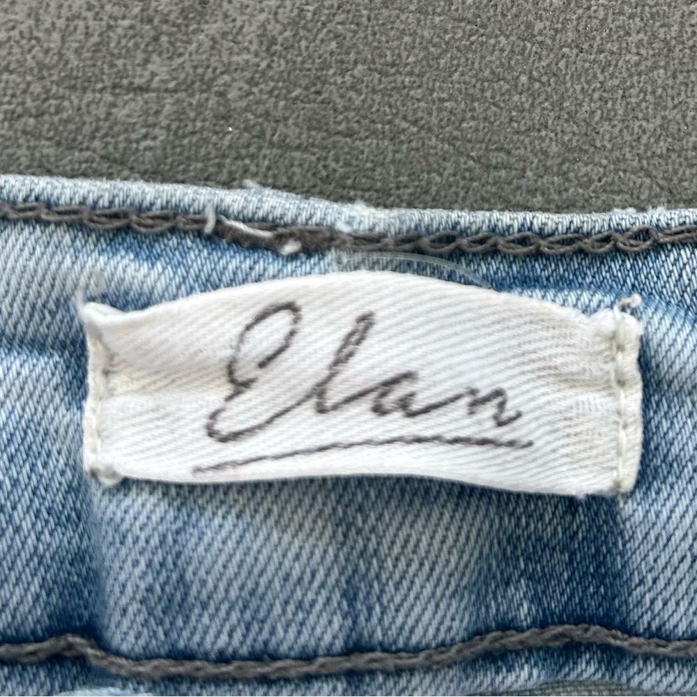 Elan High Rise Distressed Jean Shorts - Picture 4 of 6